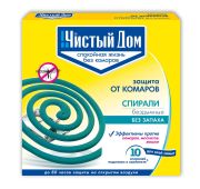 Спираль от комаров Чистый дом 10 шт.