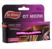 Пластина Dr Klaus антимоль Лаванда 1шт.