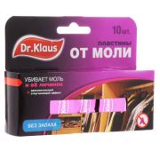 Пластина Dr Klaus антимоль без запаха 1шт.