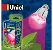Лампа UNIEL д/растений LED-А60- 9W/SP/Е27/CL