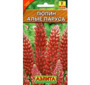 Цветы Люпин Алые Паруса красный (Аэлита)