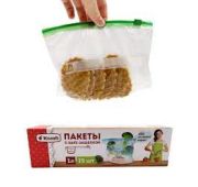 Пакеты с защелкой Komfi 1л 15шт кор