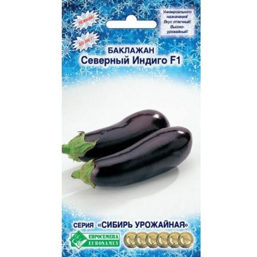 Баклажан Северный Индиго F1 (ЕСМ)