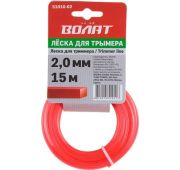 Леска 2,0мм Квадрат 15м (СС)