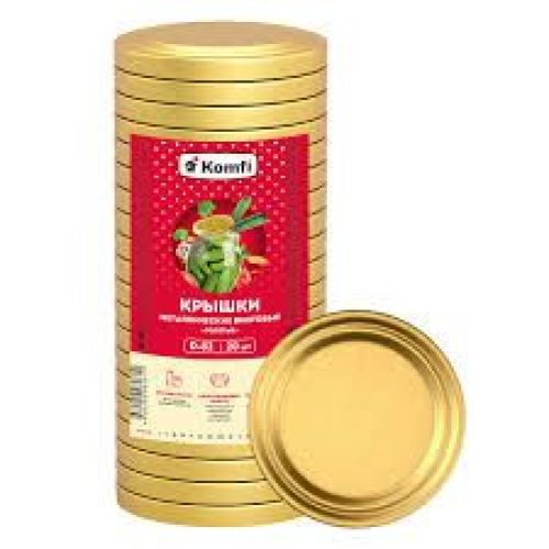 Крышка мет.Komfi 1шт d=82мм Золотые (25шт)